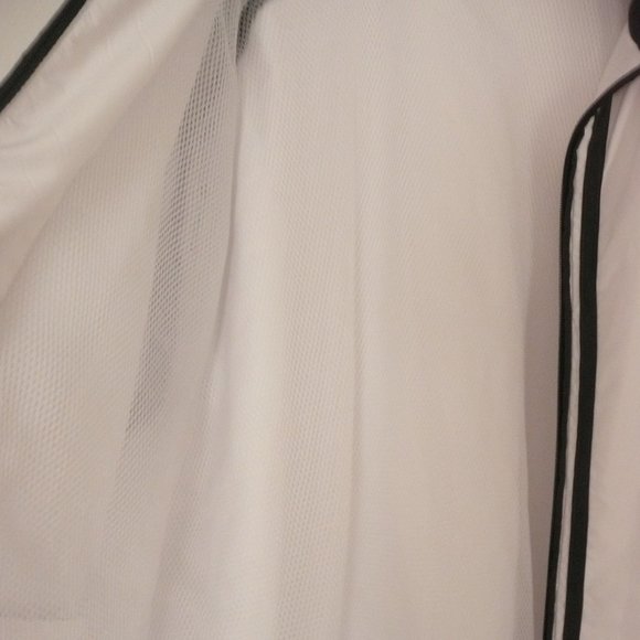 vintage men's adidas tennis, activewear jacket  white size M - Picture 7 of 10